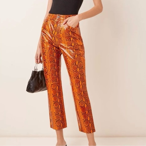 GRLFRND Pants - GRLFRND Shiloh 100% Leather Pant - NWT - Size 25